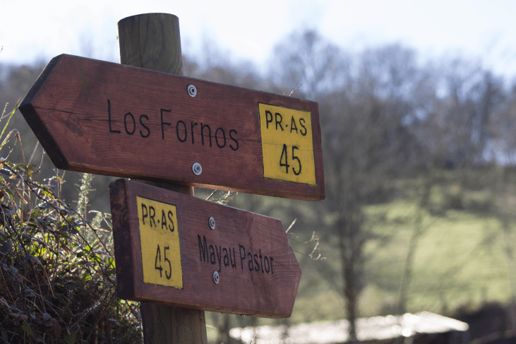Ruta foces del rio pendón señales
