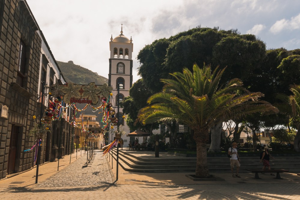 Vistas de la catedral de Garachico