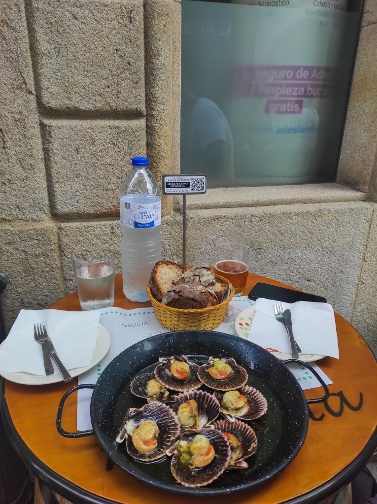 Zamburiñas en una pulpería de Viveiro