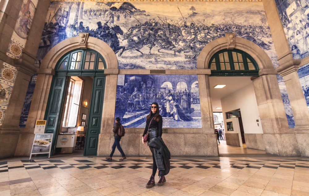 Murales de la Estación de Sao Bento
