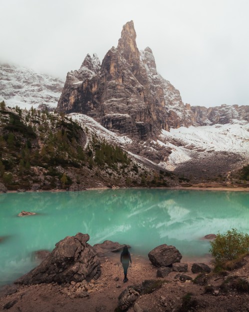 Espectaculares vistas del Lago di Sorapis