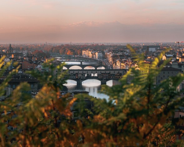Vistas de Florencia desde Piazzale Michelangelo